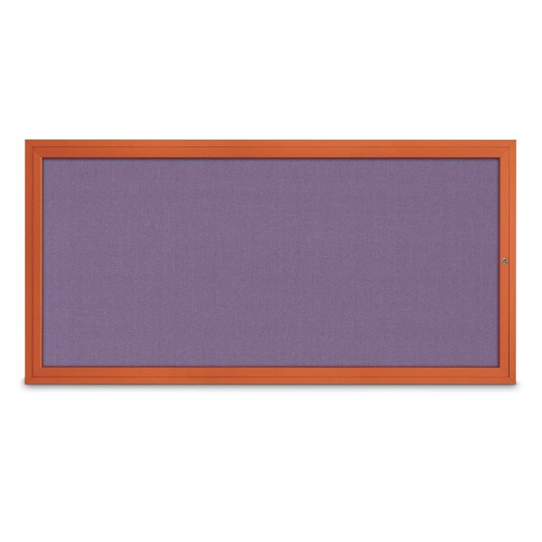Slim Enclosed Corkboard, 24"x36", Bronze Alum Frame/Pearl